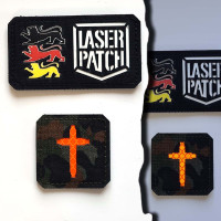 Katholisches Kreuz Patch Design 2