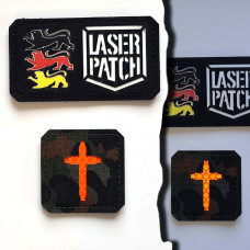 Katholisches Kreuz Patch Design 2