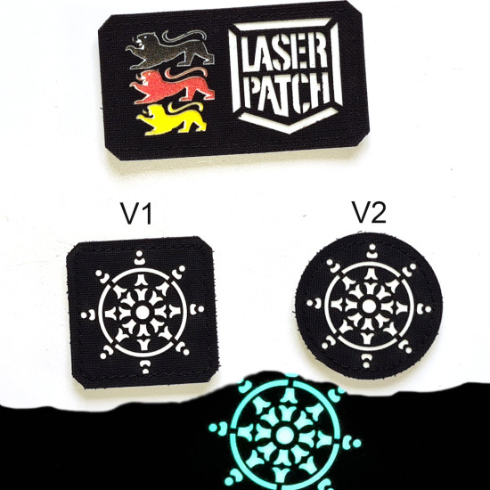 Samsara Rad des Lebens Buddhistischer Patch