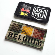Belgien Taktischer Flagge Patch - NATO Einsätze