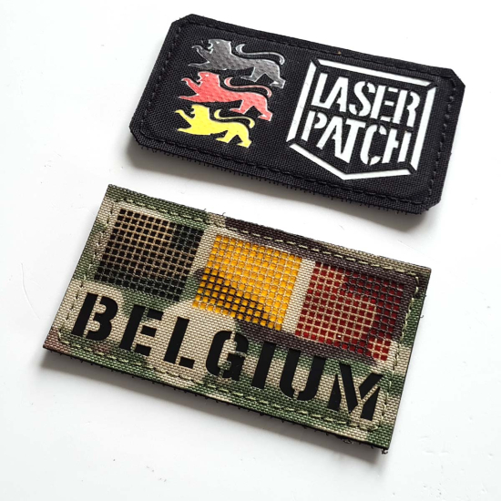 Belgien Taktischer Flagge Patch - NATO Einsätze
