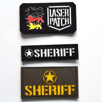Sheriff - Lasercut Patch mit Klett