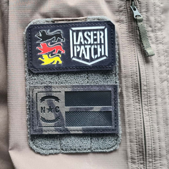 America North Carolina Tactical Flag Laser Patch