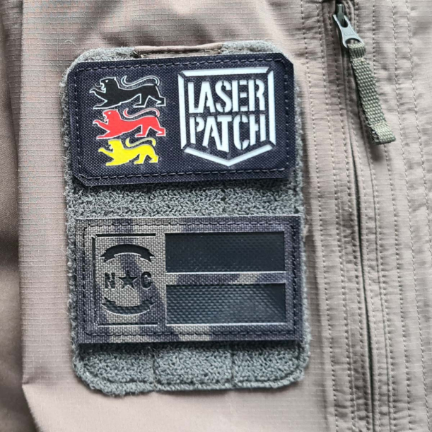 America North Carolina Tactical Flag Laser Patch