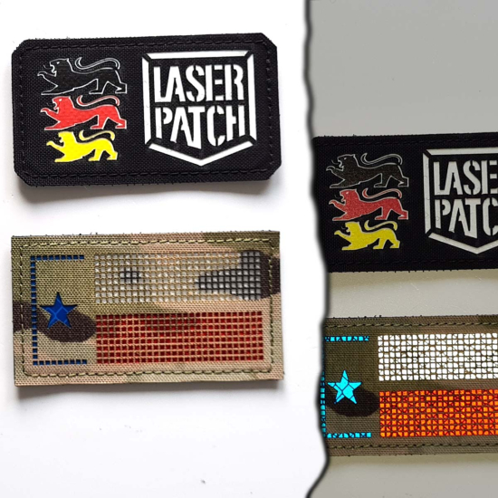 America Texas Tactical Flag Laser Patch