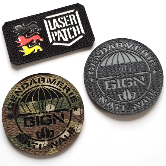 French Anti-Terror GIGN – Gendarmerie Nationale Laser-Cut Velcro Patch