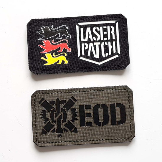 EOD Explosive Ordnance Disposal Fortgeschrittener Techniker Taktischer - Lasercut Patch mit Klett