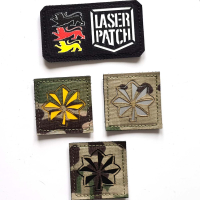 United States Army Offizier Dienstgrad Abzeichen Major Taktischer- Lasercut Patch mit Klett