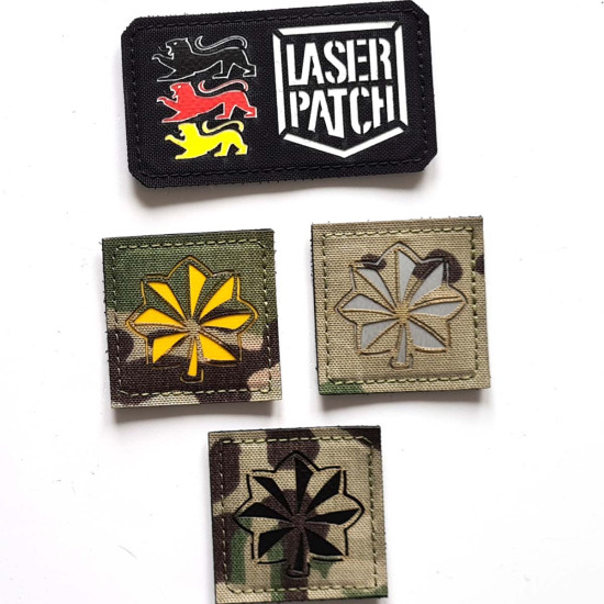 United States Army Offizier Dienstgrad Abzeichen Major Taktischer- Lasercut Patch mit Klett
