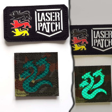 Alpha Legion - Lasercut Patch mit Klett