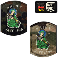 Ukraine Sankt Javelin Taktischer Moral - Lasercut Patch mit Klett