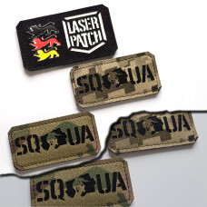 SQ UA Squad Ukraine PC Games - Lasercut Patch mit Klett