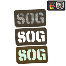 SOG Special Operations Group Taktischer - Lasercut Patch mit Klett