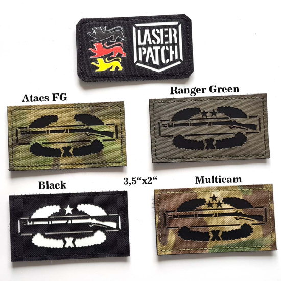 US Army Combat Infantryman Badge CIB Taktischer - Lasercut Patch mit Klett