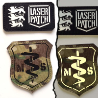 United States Air Force Sanitätsdienst Korps Taktischer - Lasercut Patch mit Klett