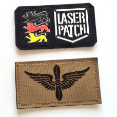 US Army Mannschafts-Luftfahrer Flügel Flugbesatzung Taktischer - Lasercut Patch mit Klett