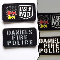Fire Police Name Laser Patch