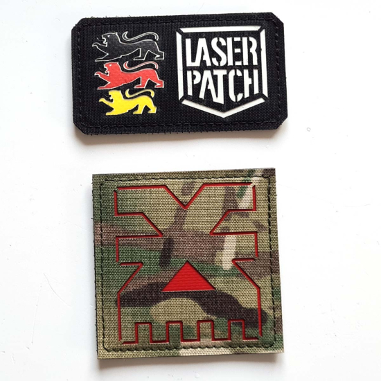 Khorne World Eaters - Lasercut Patch mit Klett