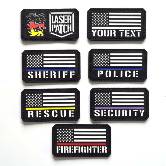 Amerika Line Flag Laser Patch