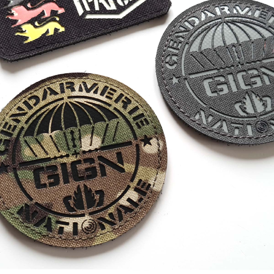 French Anti-Terror GIGN – Gendarmerie Nationale Laser-Cut Velcro Patch
