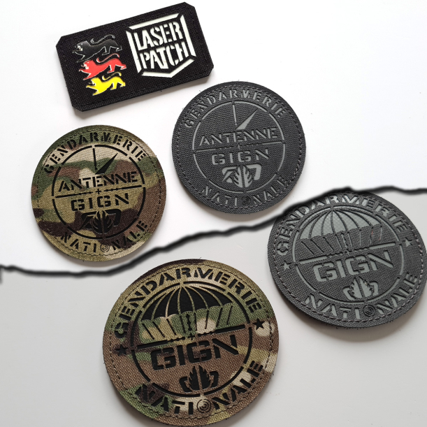 French Anti-Terror GIGN – Gendarmerie Nationale Laser-Cut Velcro Patch
