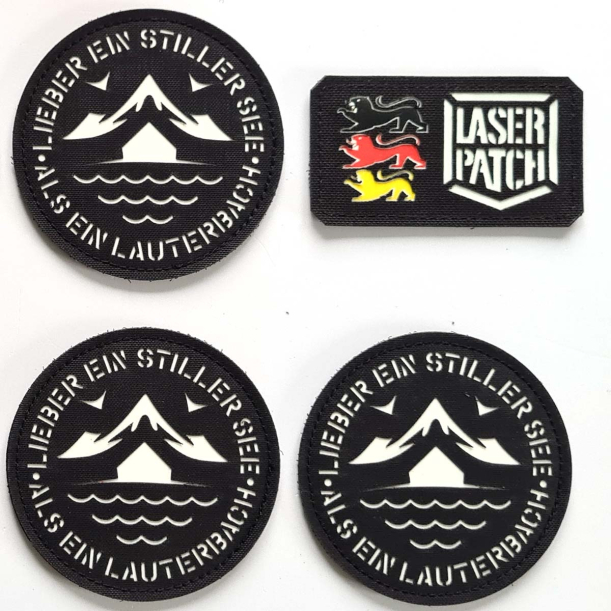 Deutsche Flagge Lauterbach Moral Patch - Nationales Design