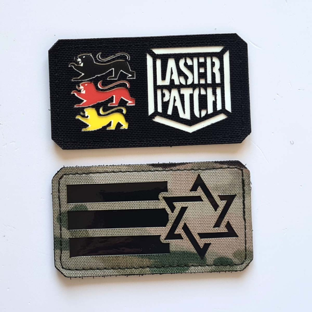 Israel-Deutschland Dual-Flaggen-Patch - Allianz