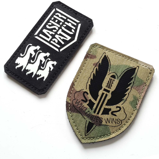 SAS Special Air Service Britische Spezialkräfte Taktischer - Lasercut Patch mit Klett