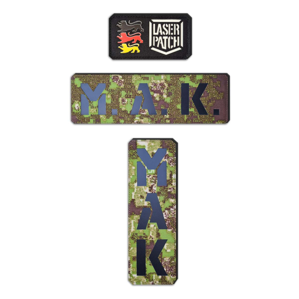 Großes - Chestrigs - Plattenträger - für die Tactical Vest Benutzerdefinierter - Lasercut Patch mit Klett
