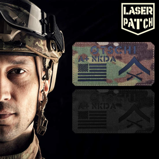 Chestrigs - Plattenträger - für die Tactical Vest Benutzerdefinierter - Lasercut Patch mit Klett