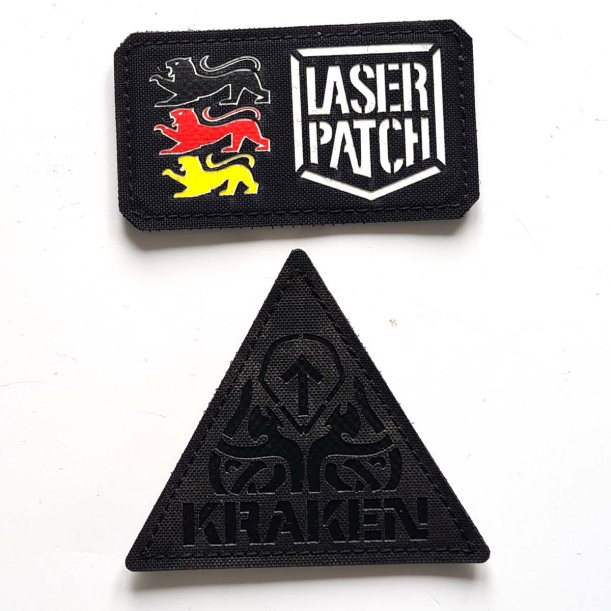 Ukraine Kraken Spezialkräfte Taktischer - Lasercut Patch mit Klett