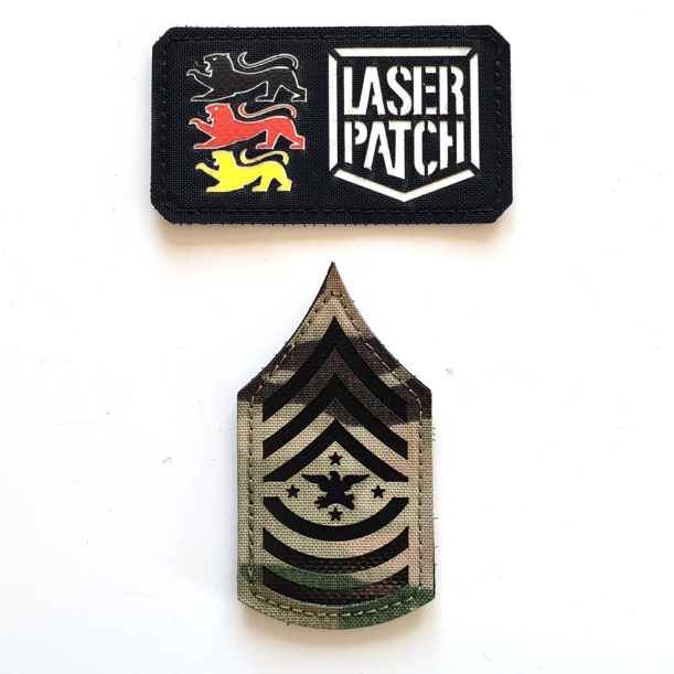 United States Army Mannschaftsdienstgrad Abzeichen Taktischer - Lasercut Patch mit Klett