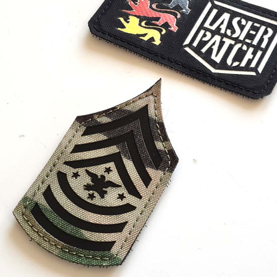 United States Army Mannschaftsdienstgrad Abzeichen Taktischer - Lasercut Patch mit Klett