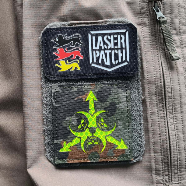 Death Guard - Lasercut Patch mit Klett