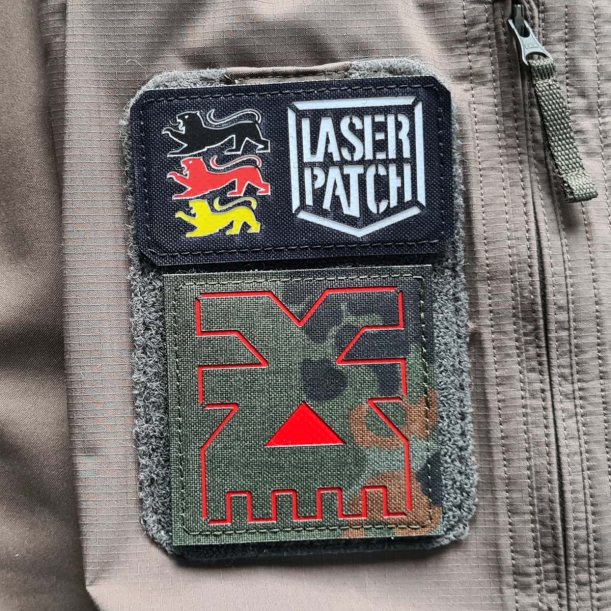 Khorne World Eaters - Lasercut Patch mit Klett