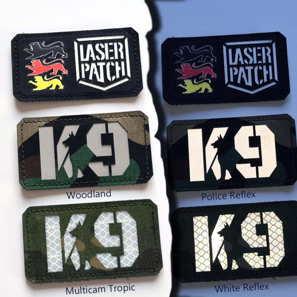 Dog Harness Velcro Patches - K9 Military Tactical Design