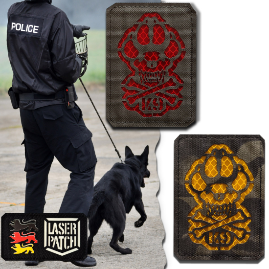 K9 Police Laser Patch