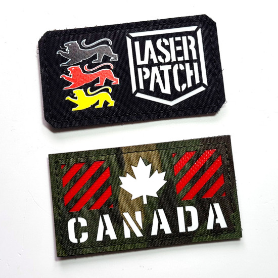 Kanada Flagge Patch - Taktischer Multicam Arid