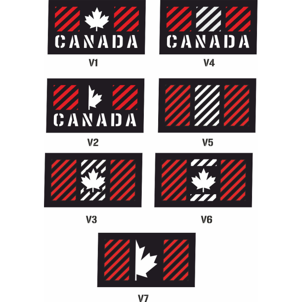 Kanada Flagge Patch - Taktischer Multicam Arid