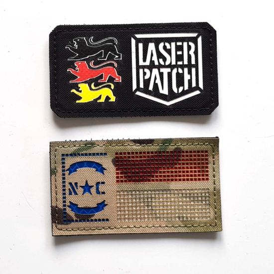 America North Carolina State Tactical Flag Laser Patch 1