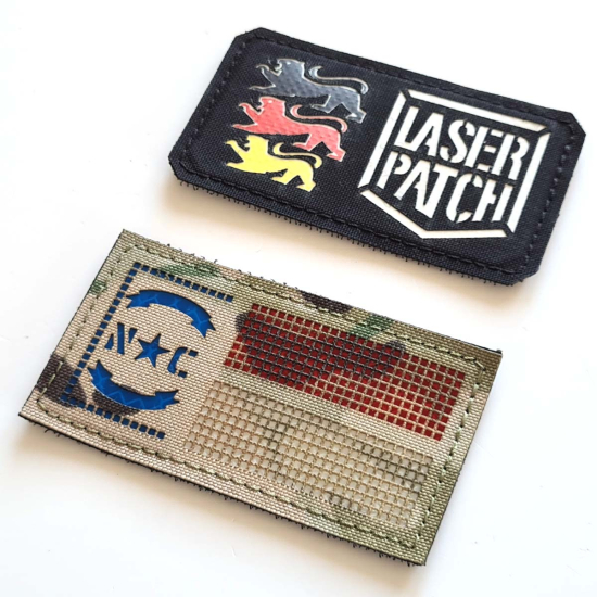 America North Carolina State Tactical Flag Laser Patch 1