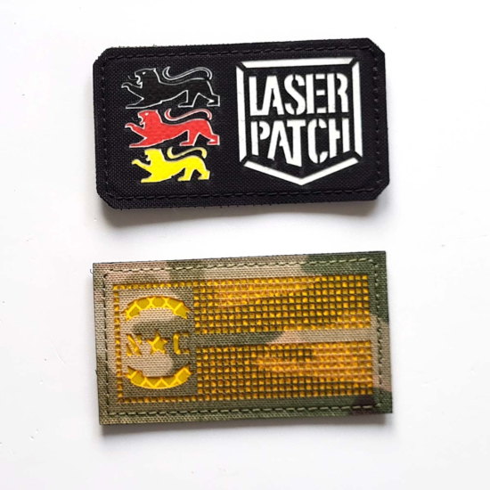 America North Carolina State Tactical Flag Laser Patch 1