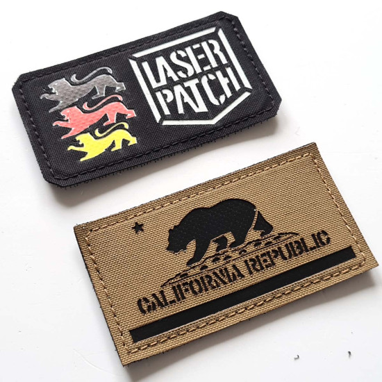 America California Flag Laser Patch