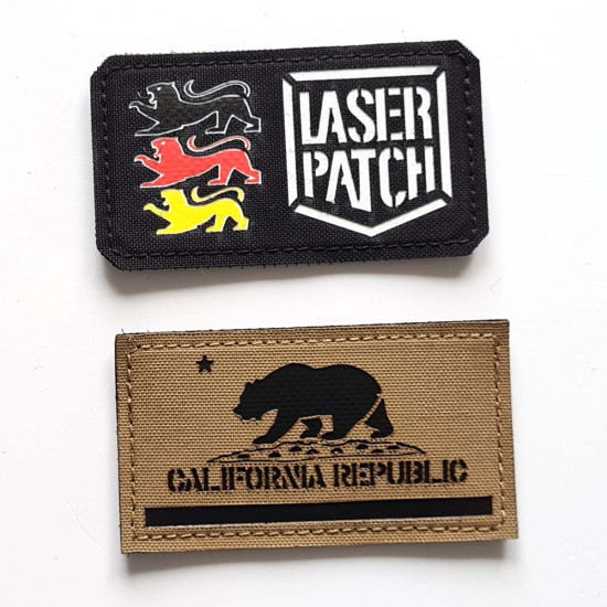 America California Flag Laser Patch