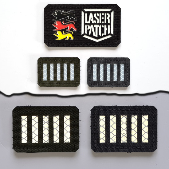 Rebellische Streifen Flagge Patch - Amerikanische Revolution 1776