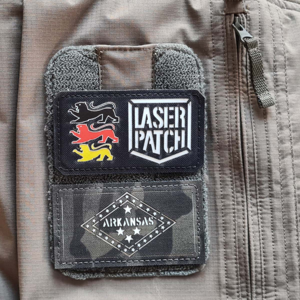 Arkansas Bundesstaat Flagge Patch - Multicam