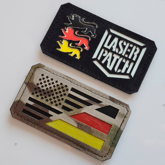 USA-Deutschland Dual Flagge Patch - Allianz