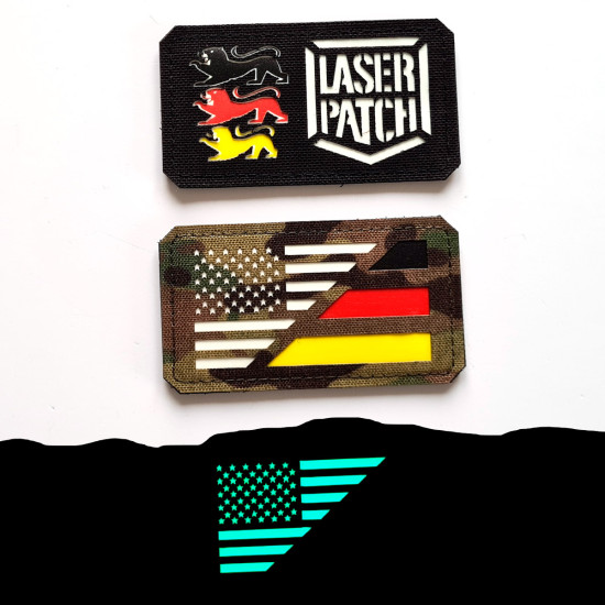 USA-Deutschland Dual Flagge Patch - Allianz