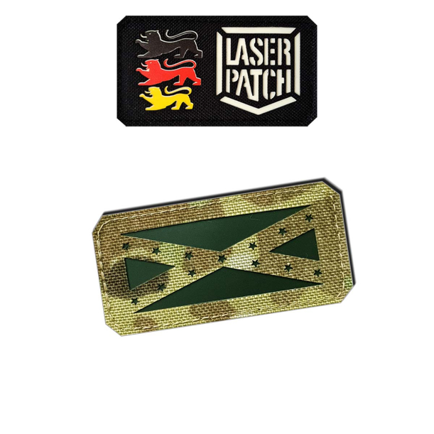 Konföderierte Kampfflagge Patch - Südstaatenkreuz
