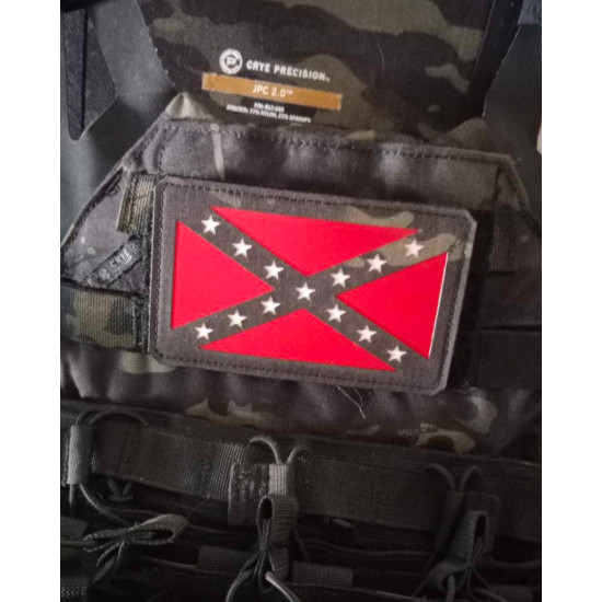 Konföderierte Kampfflagge Patch - Südstaatenkreuz